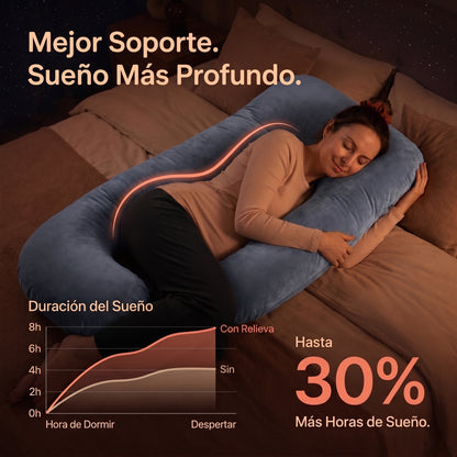 Mejor soporte, sueño más profundo - hasta 30% más horas de sueño con Relieva